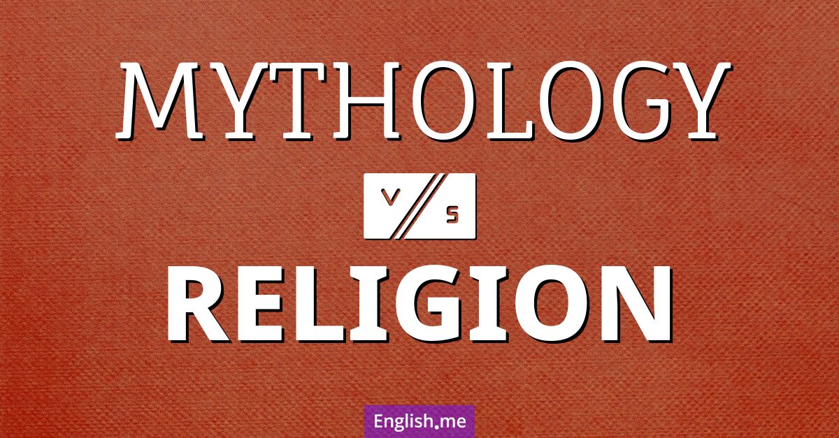 Ancient tales and sacred paths: distinguishing "mythology" from "religion"