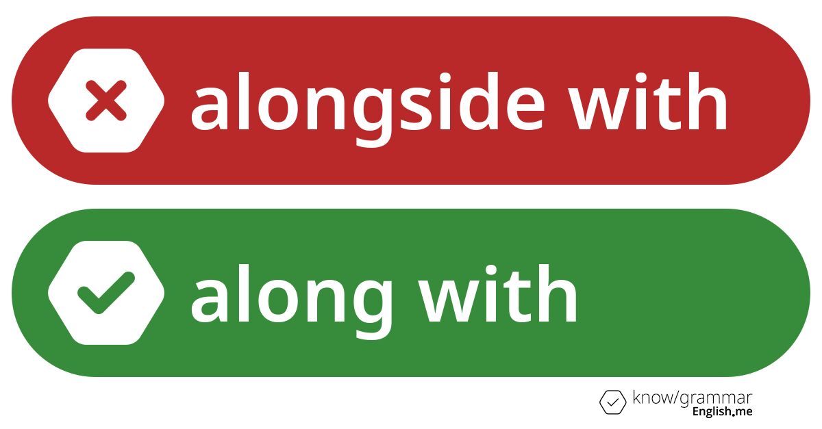 Alongside with or along with. What's correct?