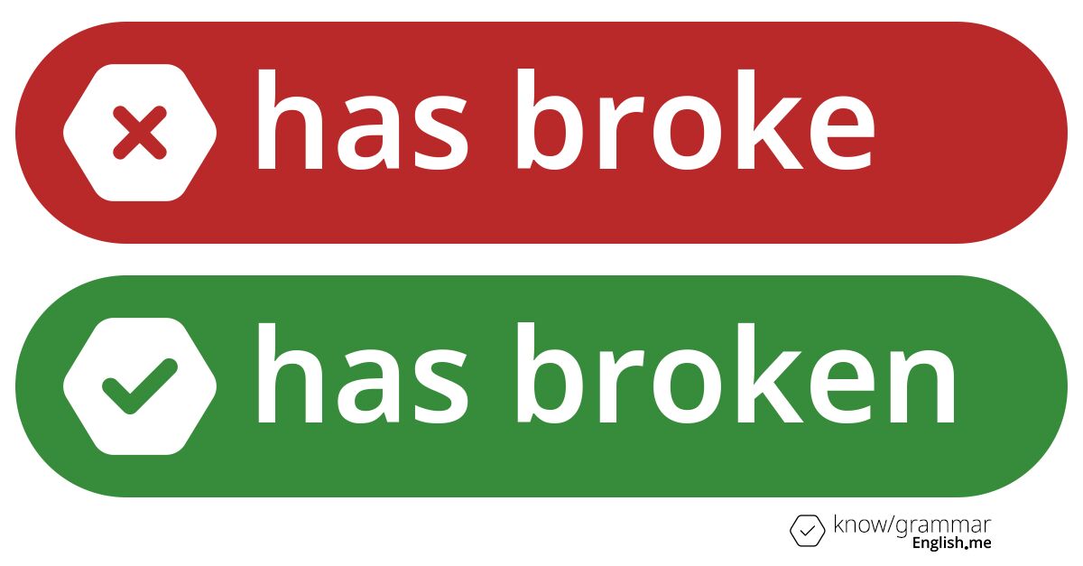 Has broke or has broken. What's correct?