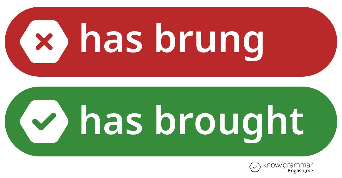 Has brung or has brought. What's correct?