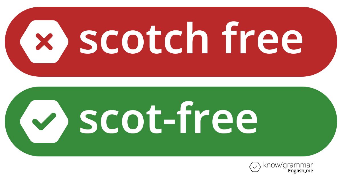 The hidden cost of saying "scotch free"