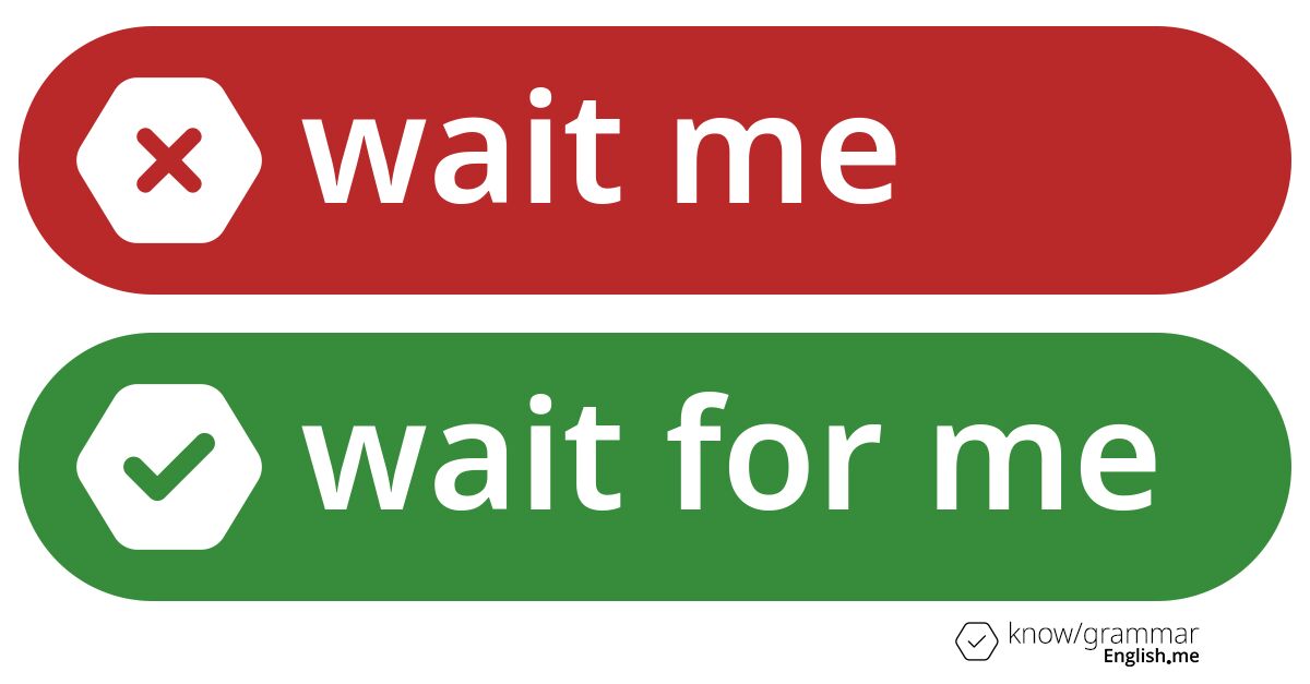 Don't say "wait me" — here's why