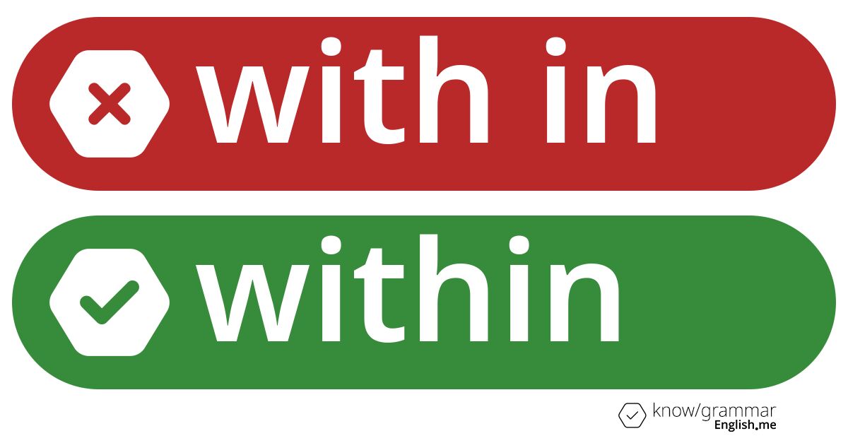 With in or within. What's correct?