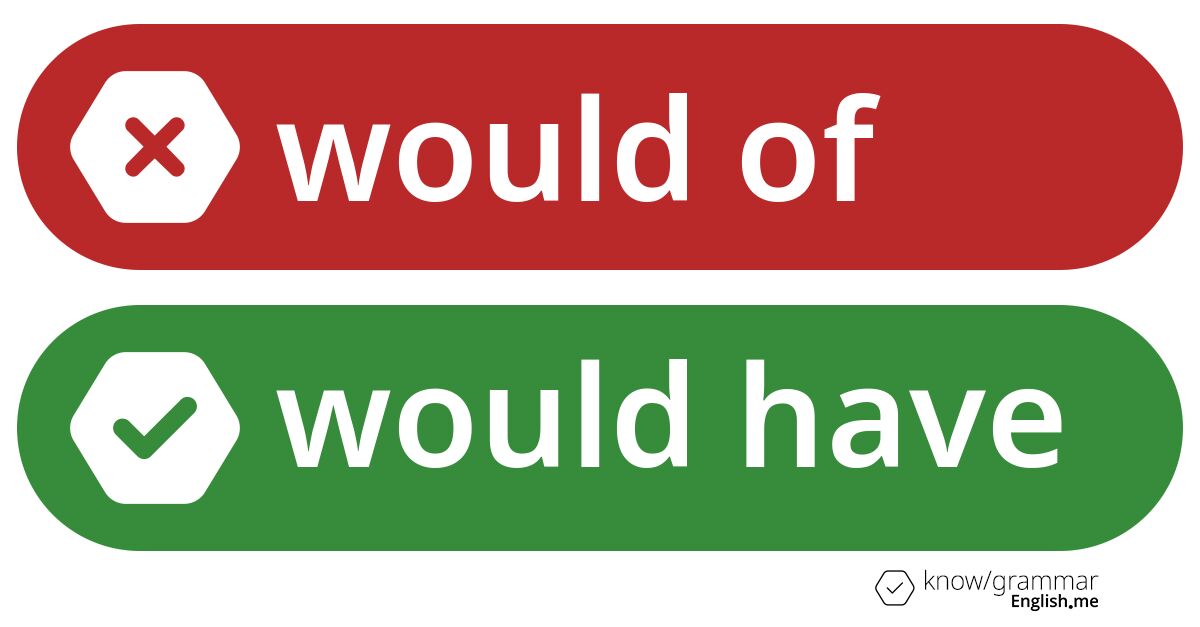 Why "would of" doesn't work: understanding the common mistake